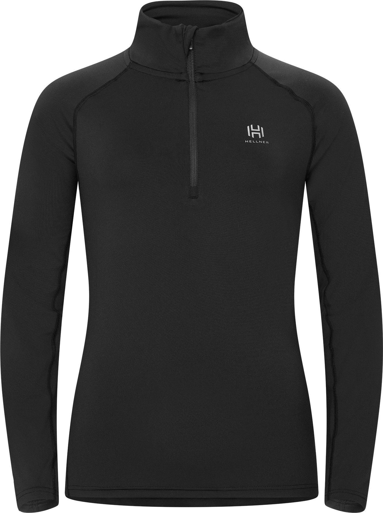 Hellner Core Running Halfzip Ls Tee Wmn Black Beauty