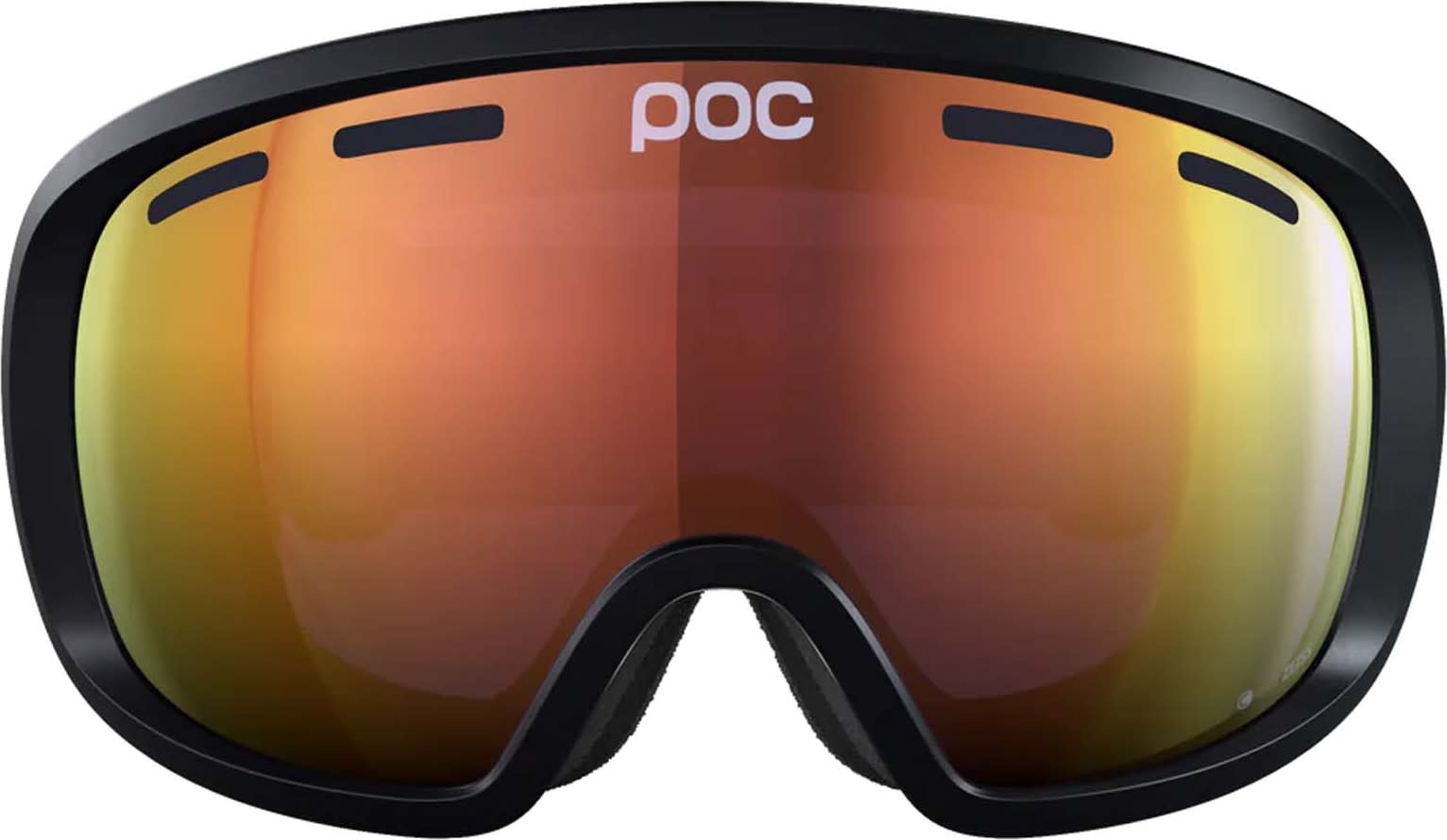 POC Fovea Uranium Black/Partly Sunny Orange