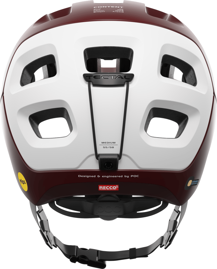 POC Tectal Race Mips Garnet Red/Hydrogen White Matt POC