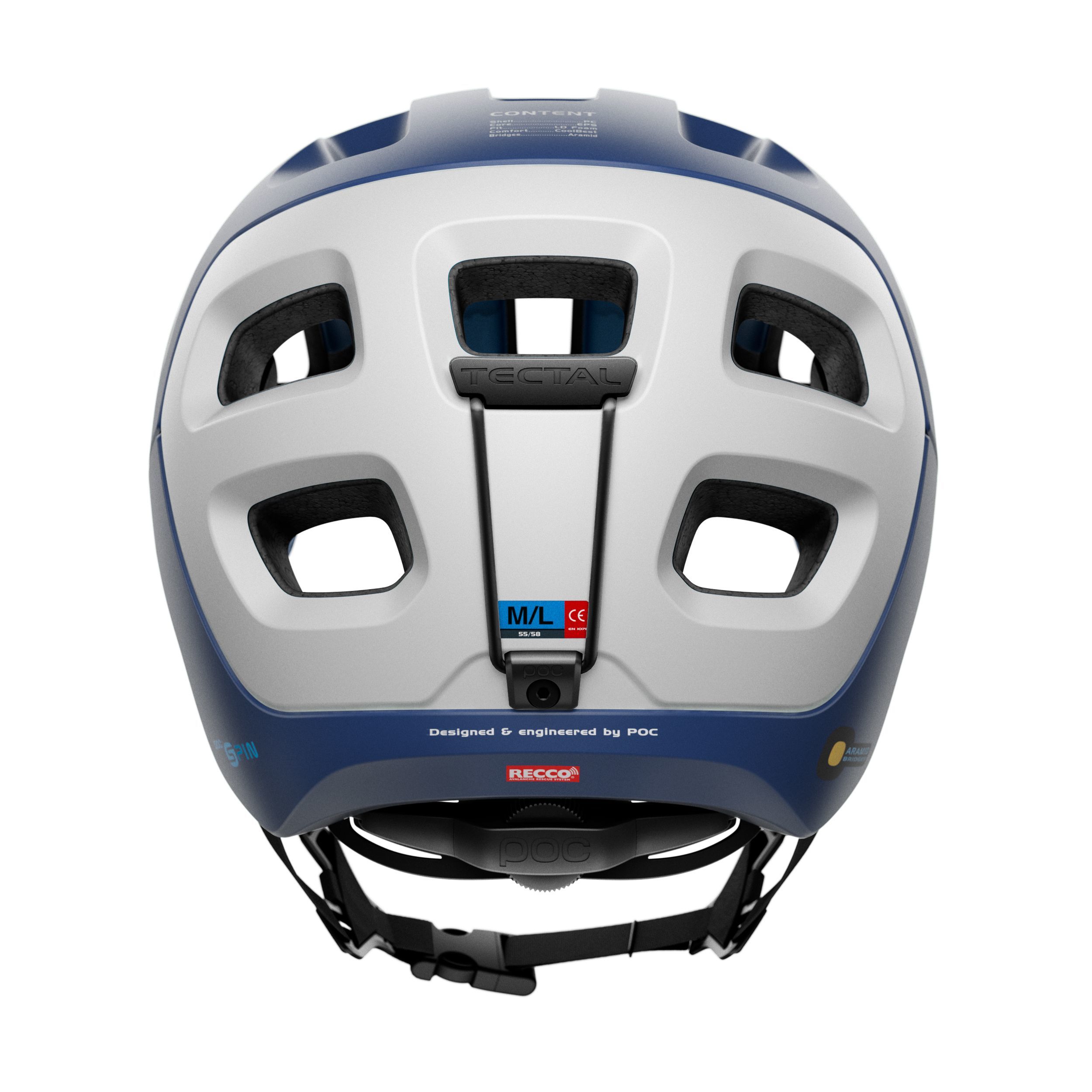 POC Tectal Race Spin Lead Blue/Hydrogen White Matt | Buy POC 