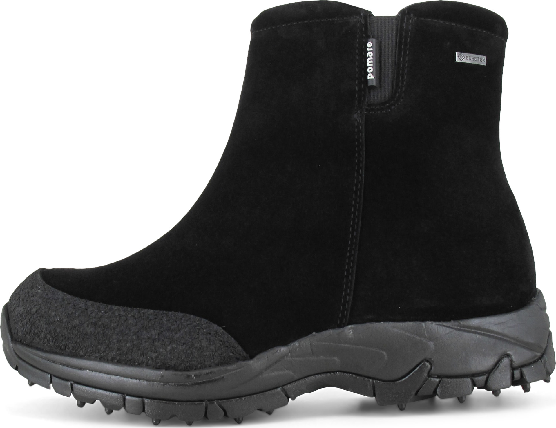 Pomar Women’s Alppi Spike GORE-TEX Ankle Boot Black Suede/Pu-Suede/Spike