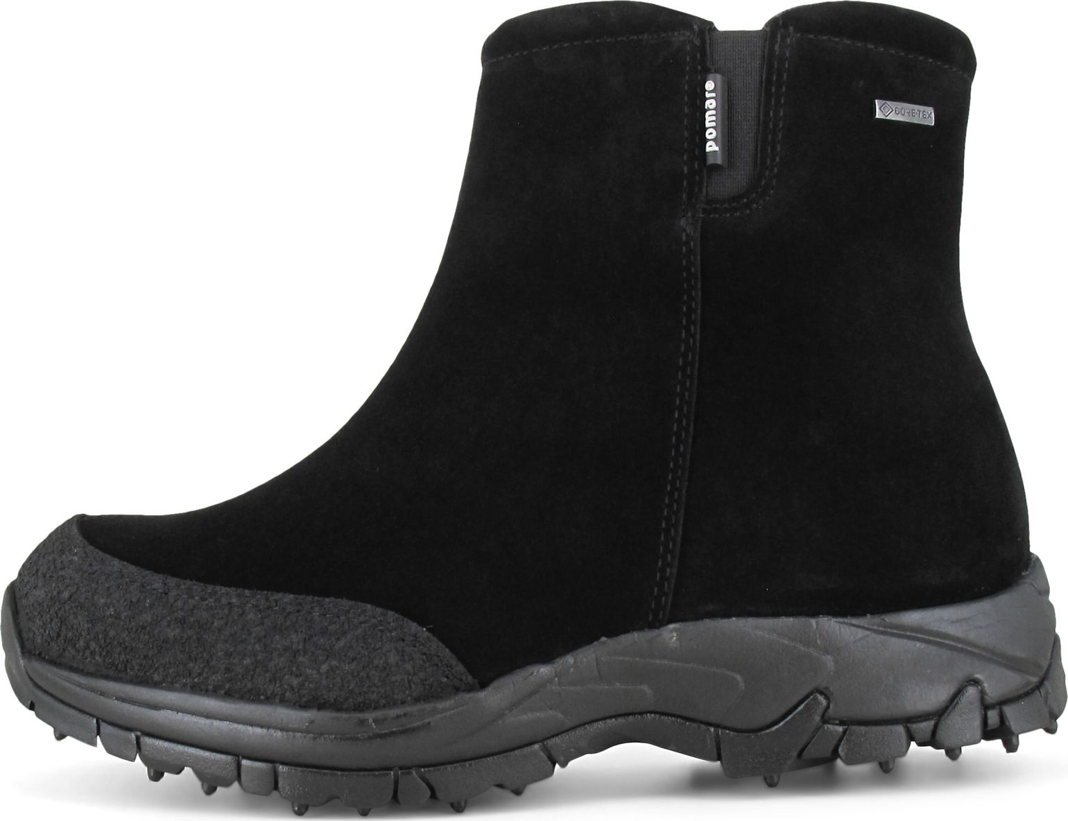 Pomar Women's Alppi Spike GORE-TEX Ankle Boot Black Suede/Pu-Suede/Spike