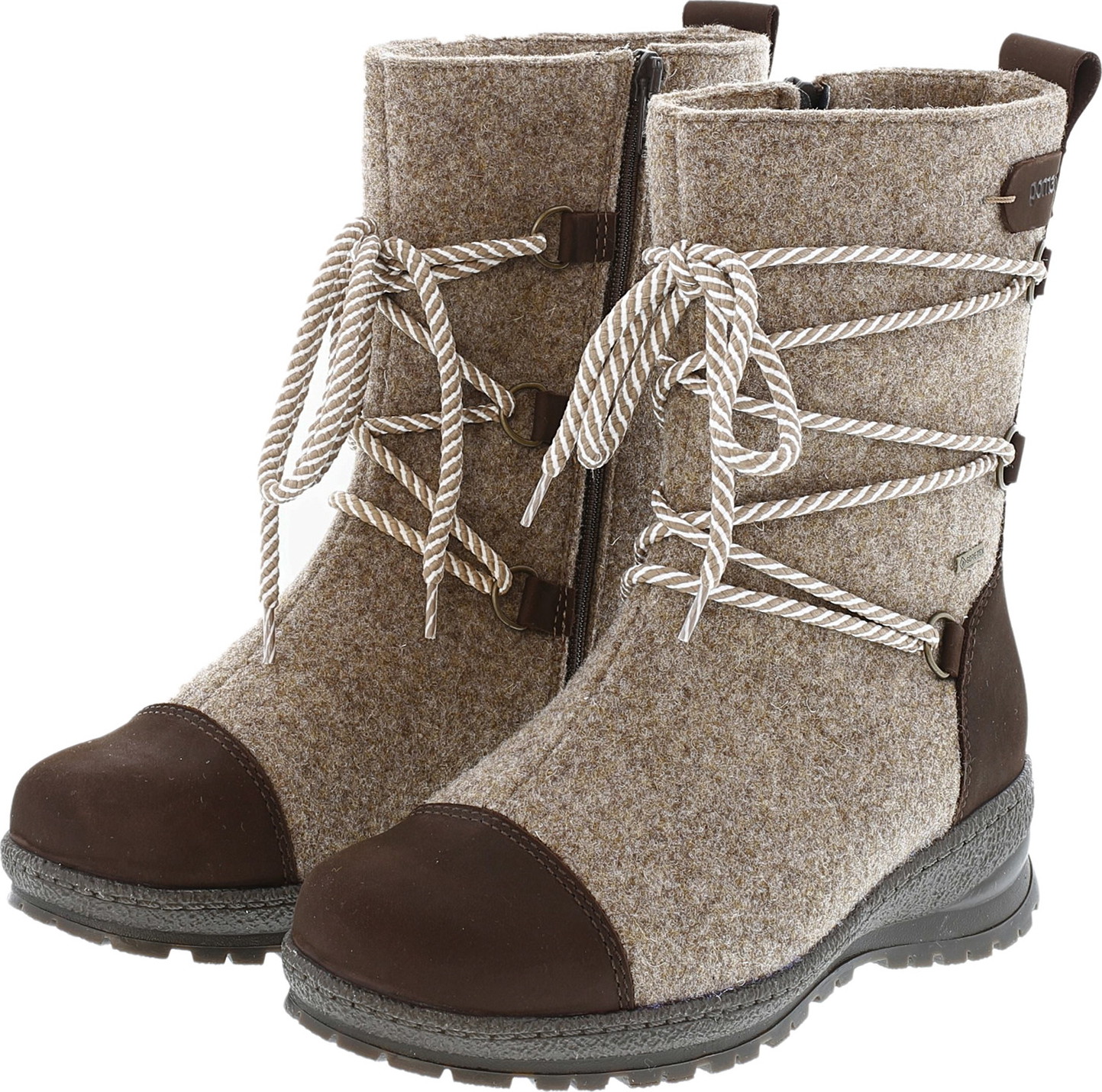 Pomar Women’s Koli XW GORE-TEX® Felt Boots Sand/Brown