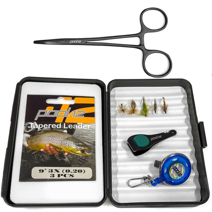 Pool 12 Fly Fishing Starter Kit NoColour Pool 12