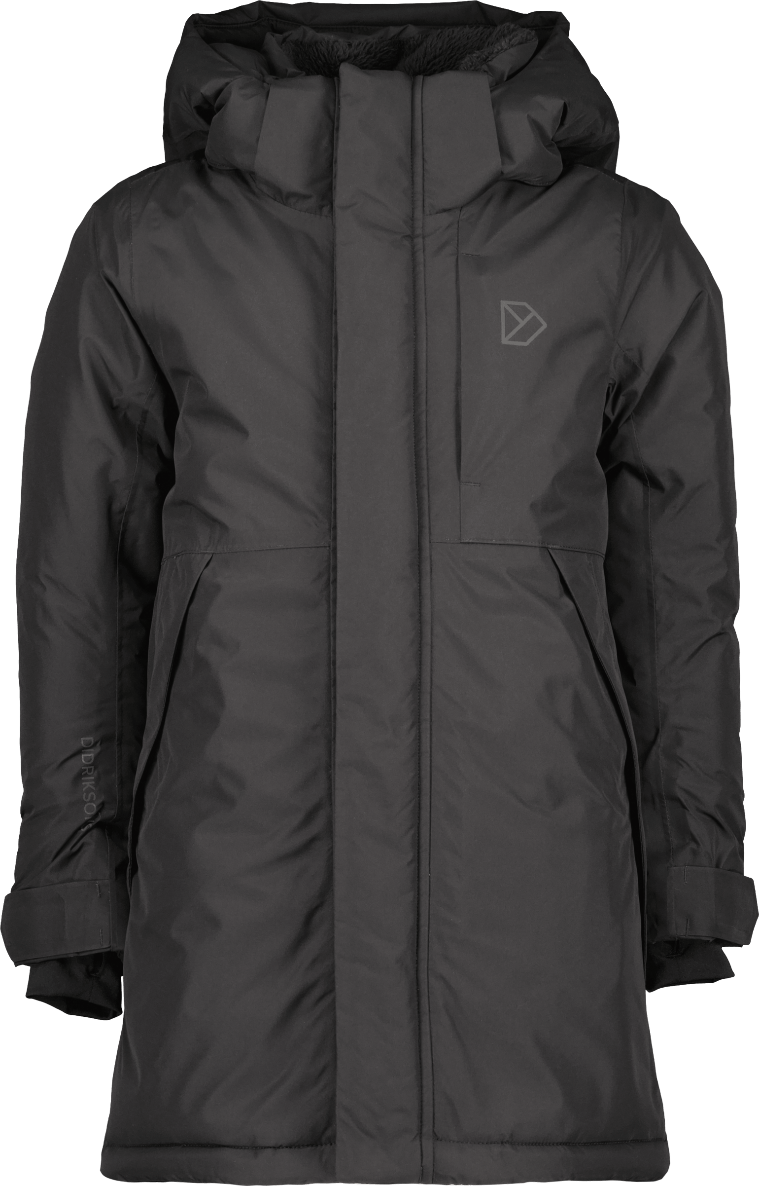 Didriksons Kids' Porfyr Parka Black