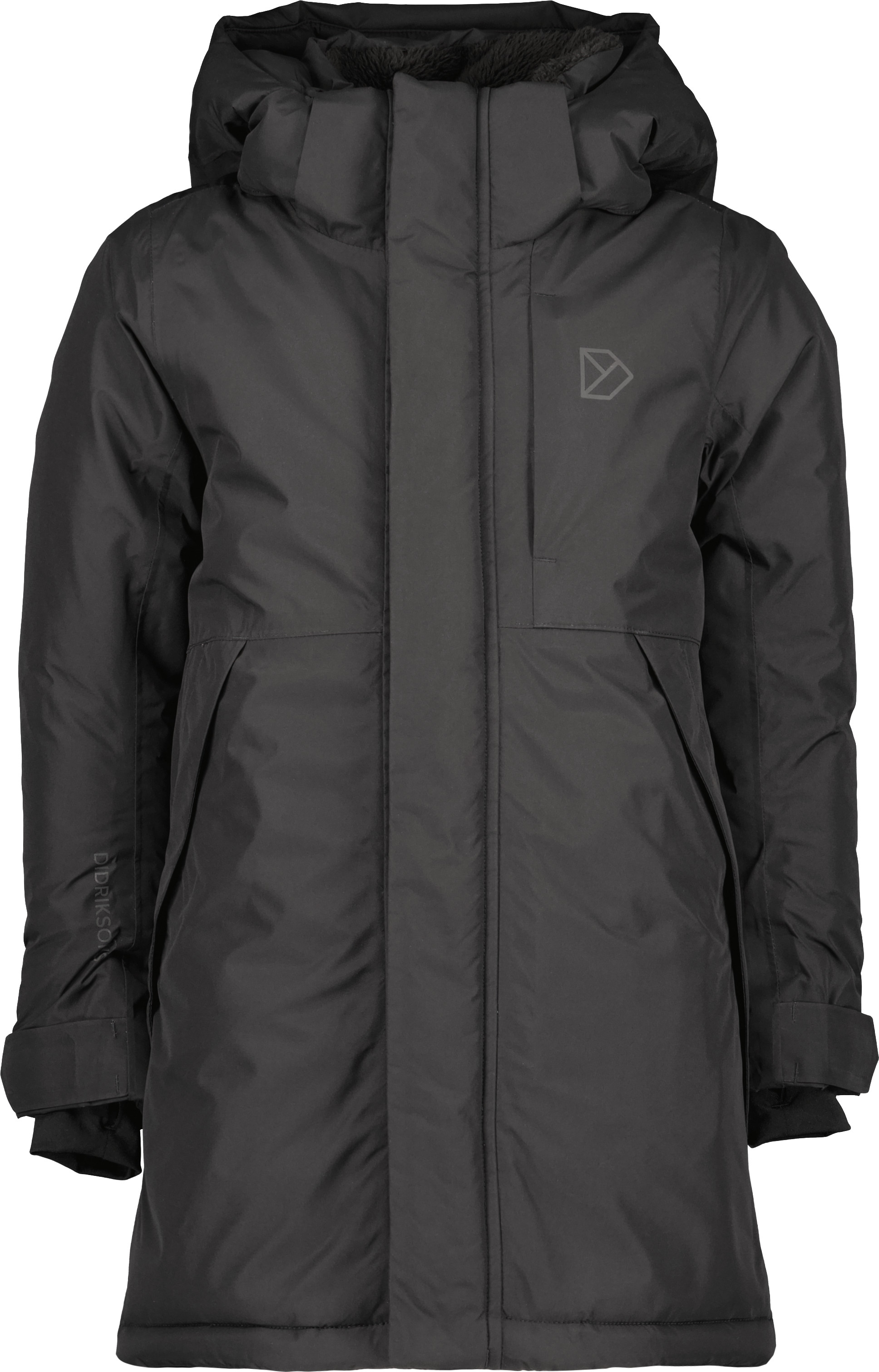 Didriksons Kids’ Porfyr Parka Black