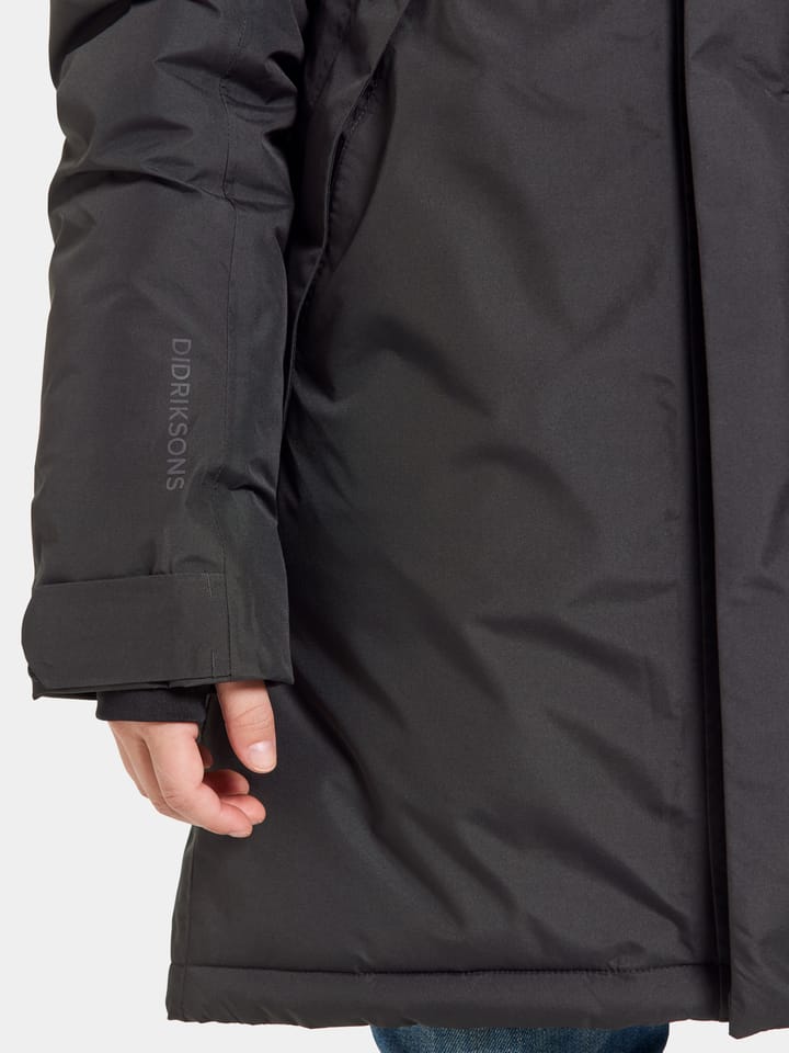 Didriksons Kids' Porfyr Parka Black Didriksons