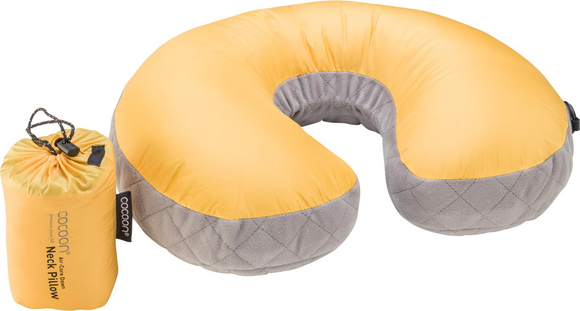 Cocoon Air-Core Down U-Shaped Neck Pillow Sunflower/Grey