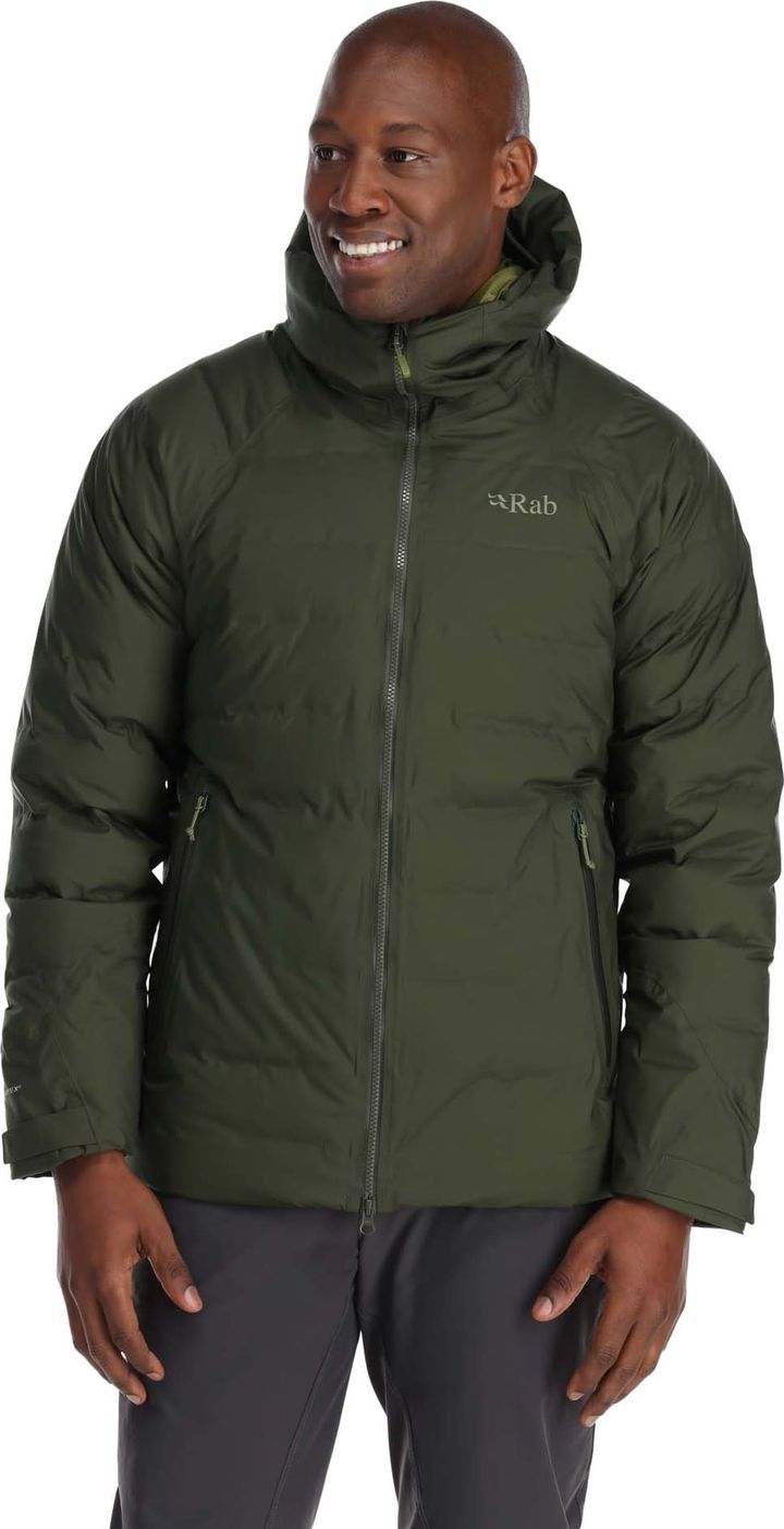 Rab Men's Valiance Waterproof Down Jacket Army Rab