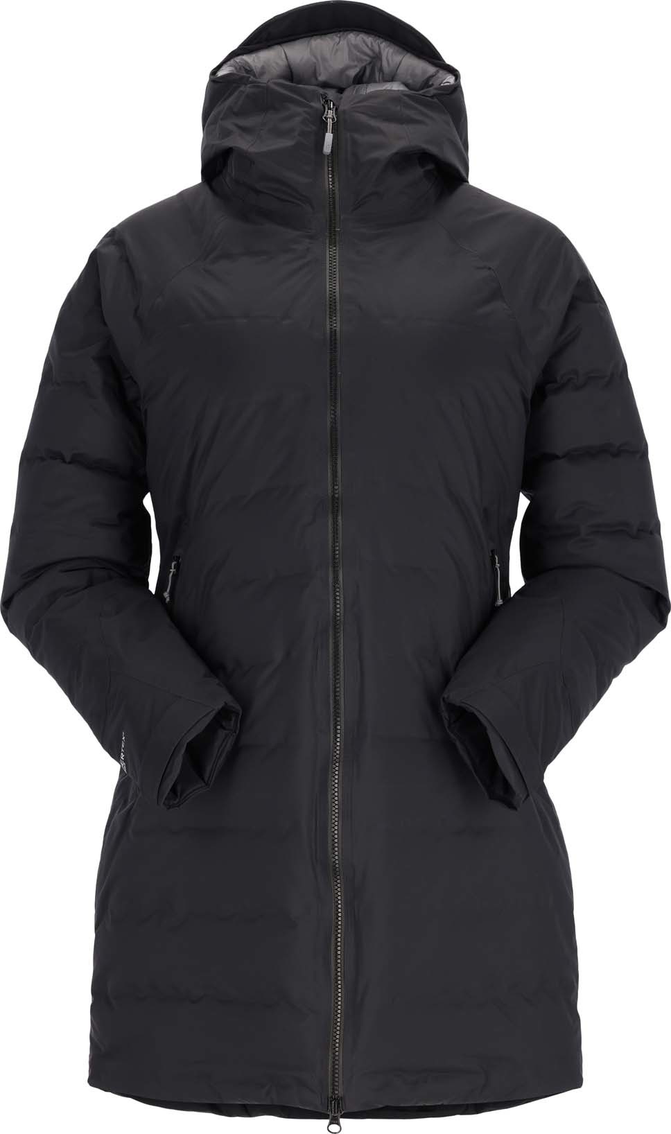 Rab Women’s Valiance Waterproof Down Parka Black