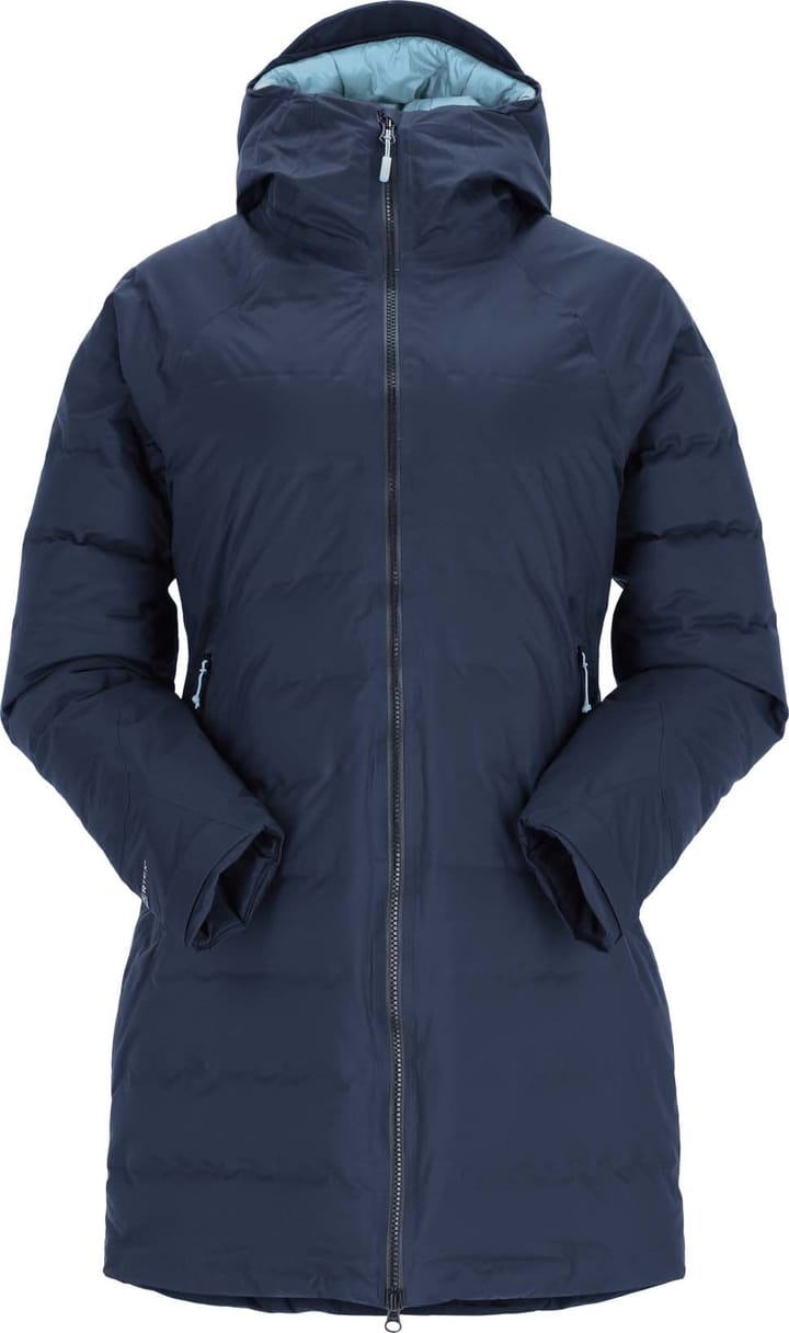 Rab Women's Valiance Waterproof Down Parka Deep Ink Rab