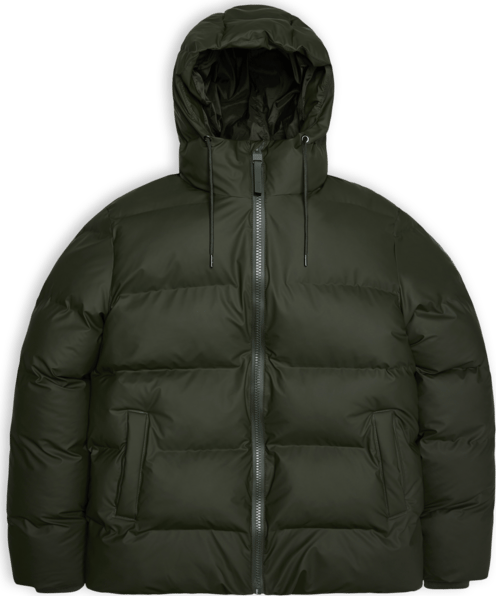 Rains Unisex Alta Puffer Jacket Green