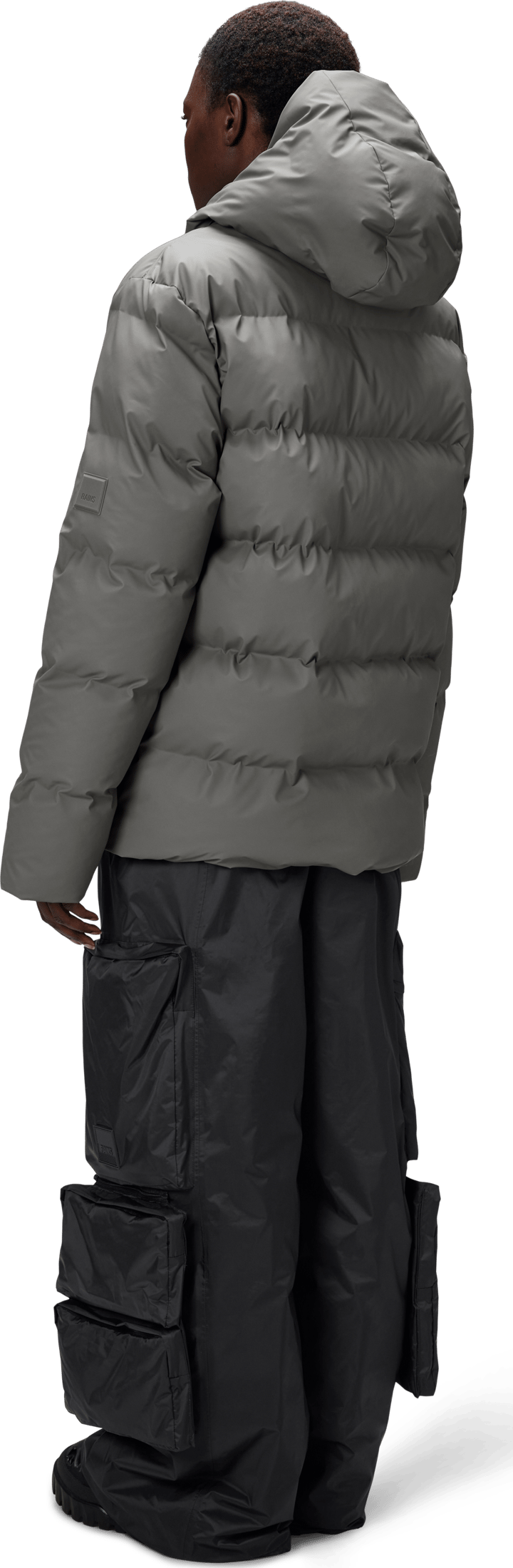 Rains Unisex Alta Puffer Jacket Grey Rains