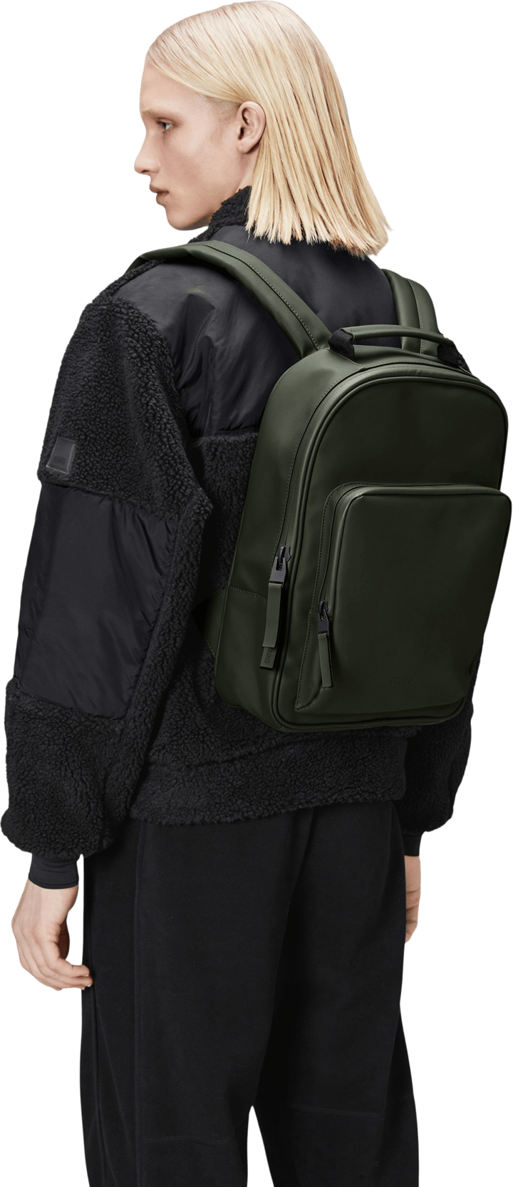 Rains Book Daypack W3 Green Rains