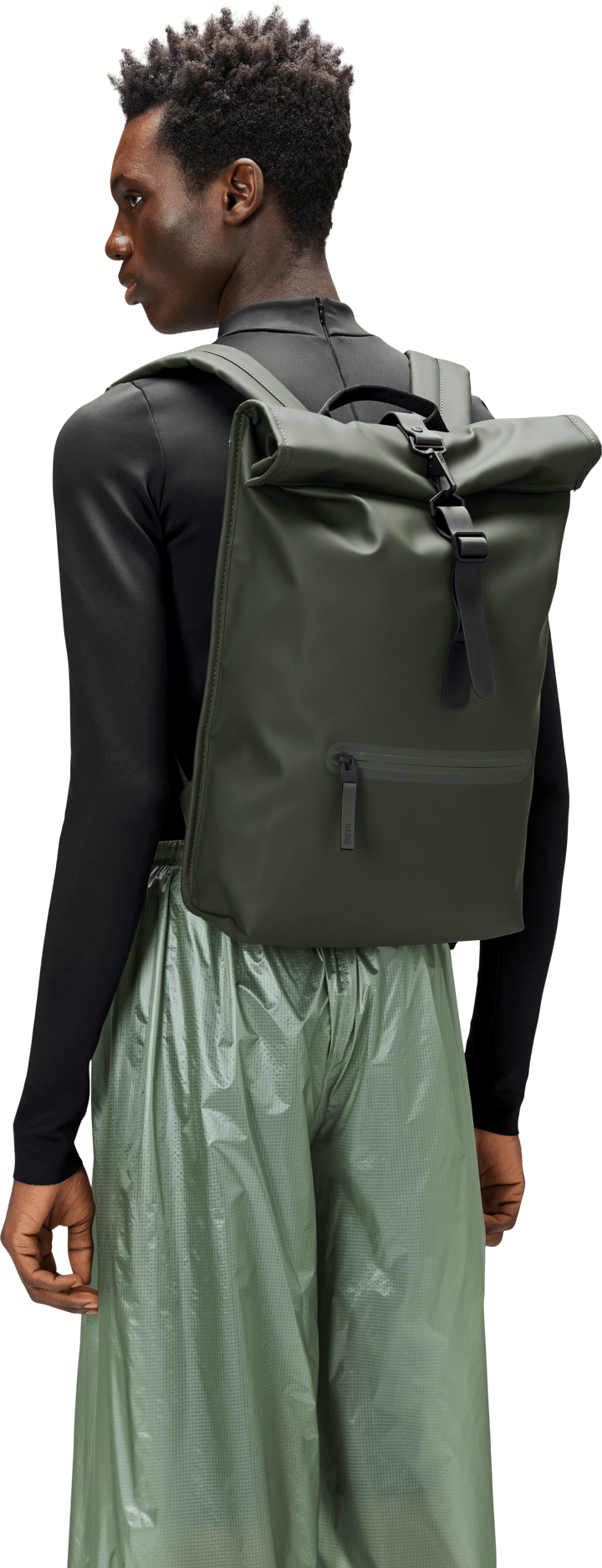 Rolltop rucksack online rains