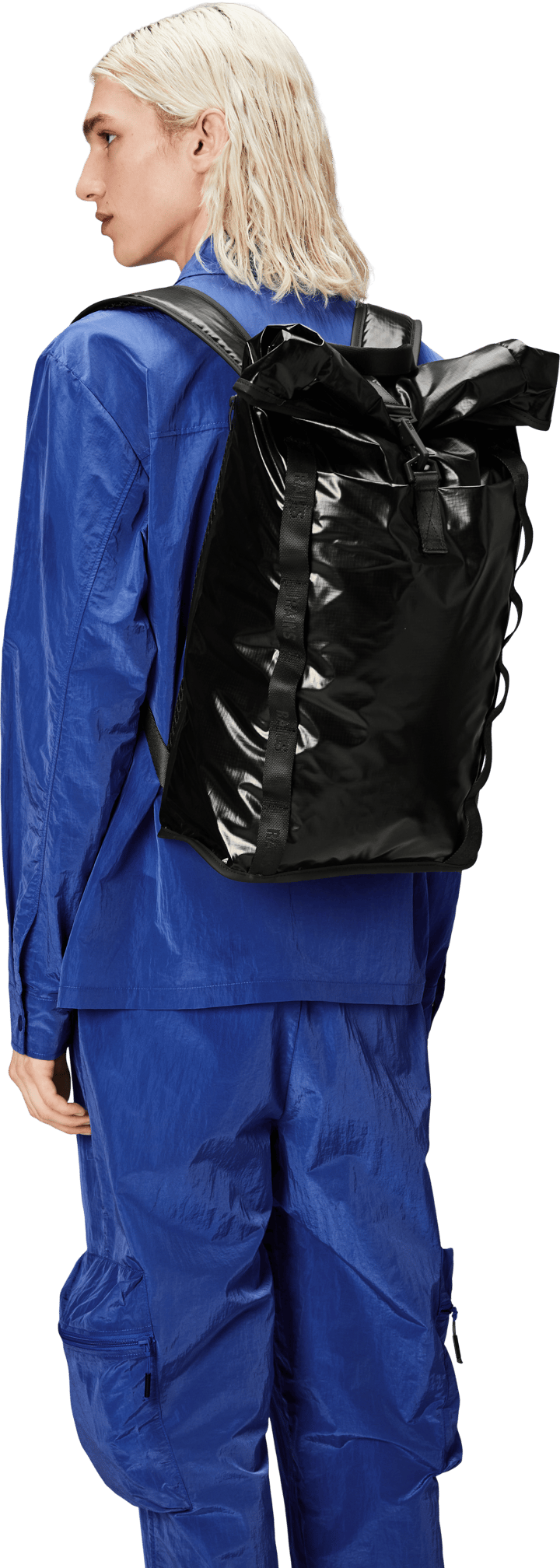 Rains Sibu Rolltop Rucksack W3 Black Rains