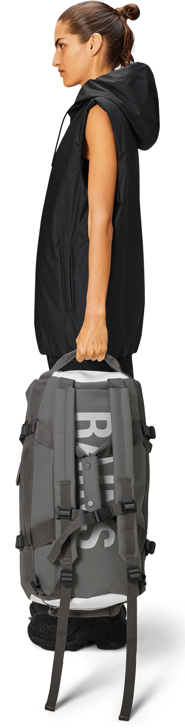 Rains Texel Duffel Bag Small W3 Grey Mix Rains