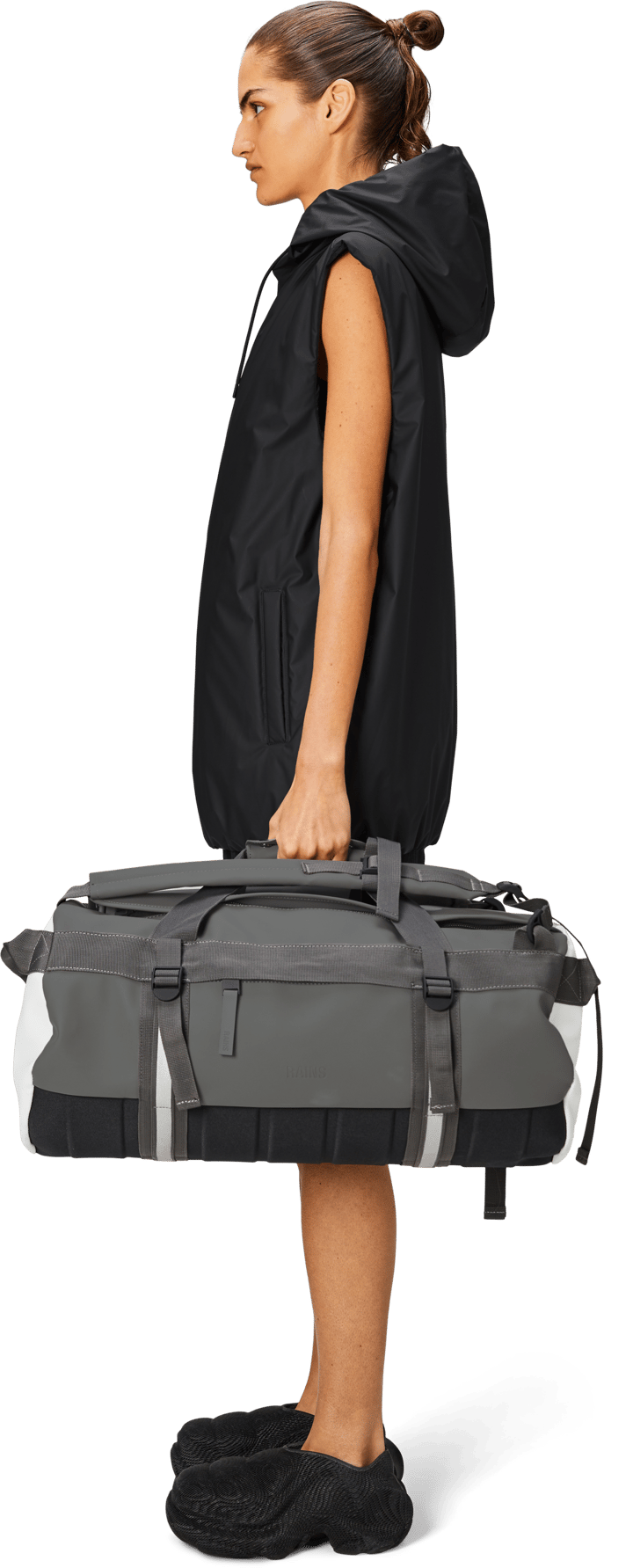 Rains Texel Duffel Bag Small W3 Grey Mix Buy Rains Texel Duffel Bag Small W3 Grey Mix here Outnorth