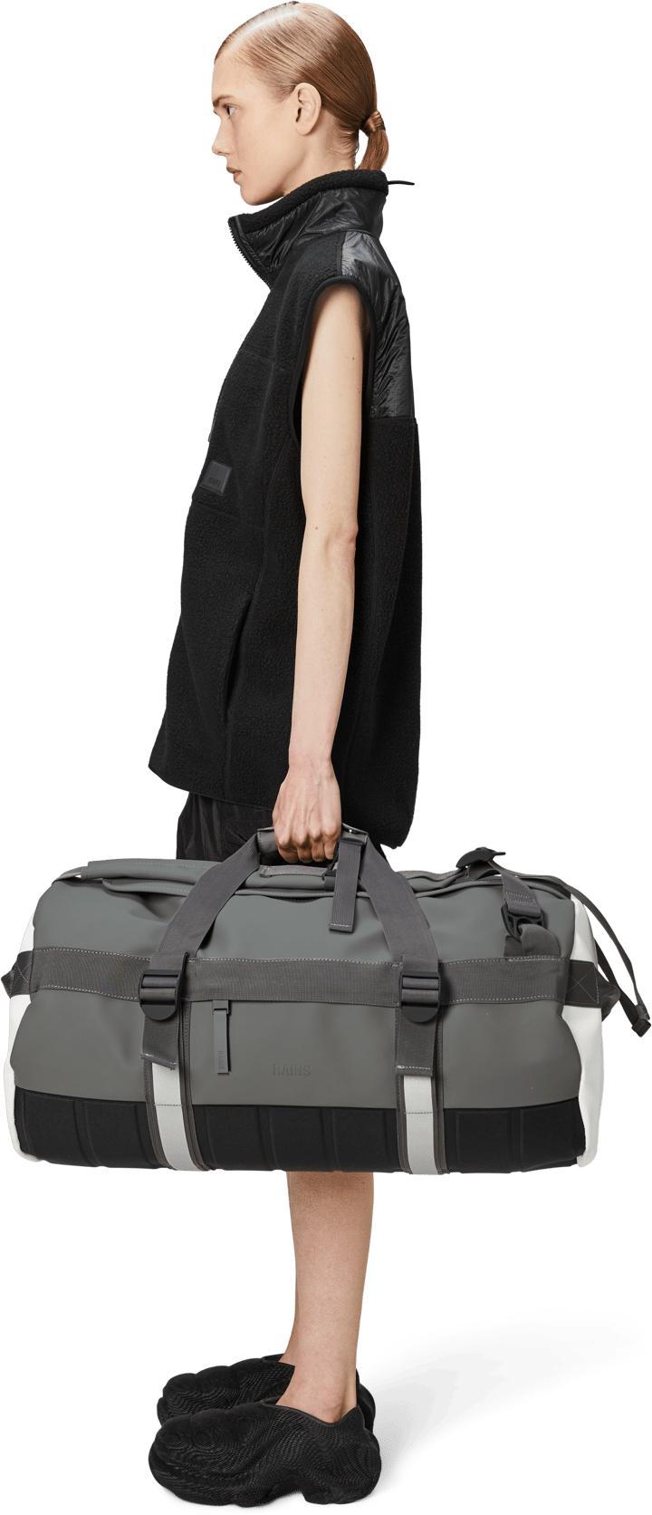 Rains Texel Duffel Bag W3 Grey Mix Rains