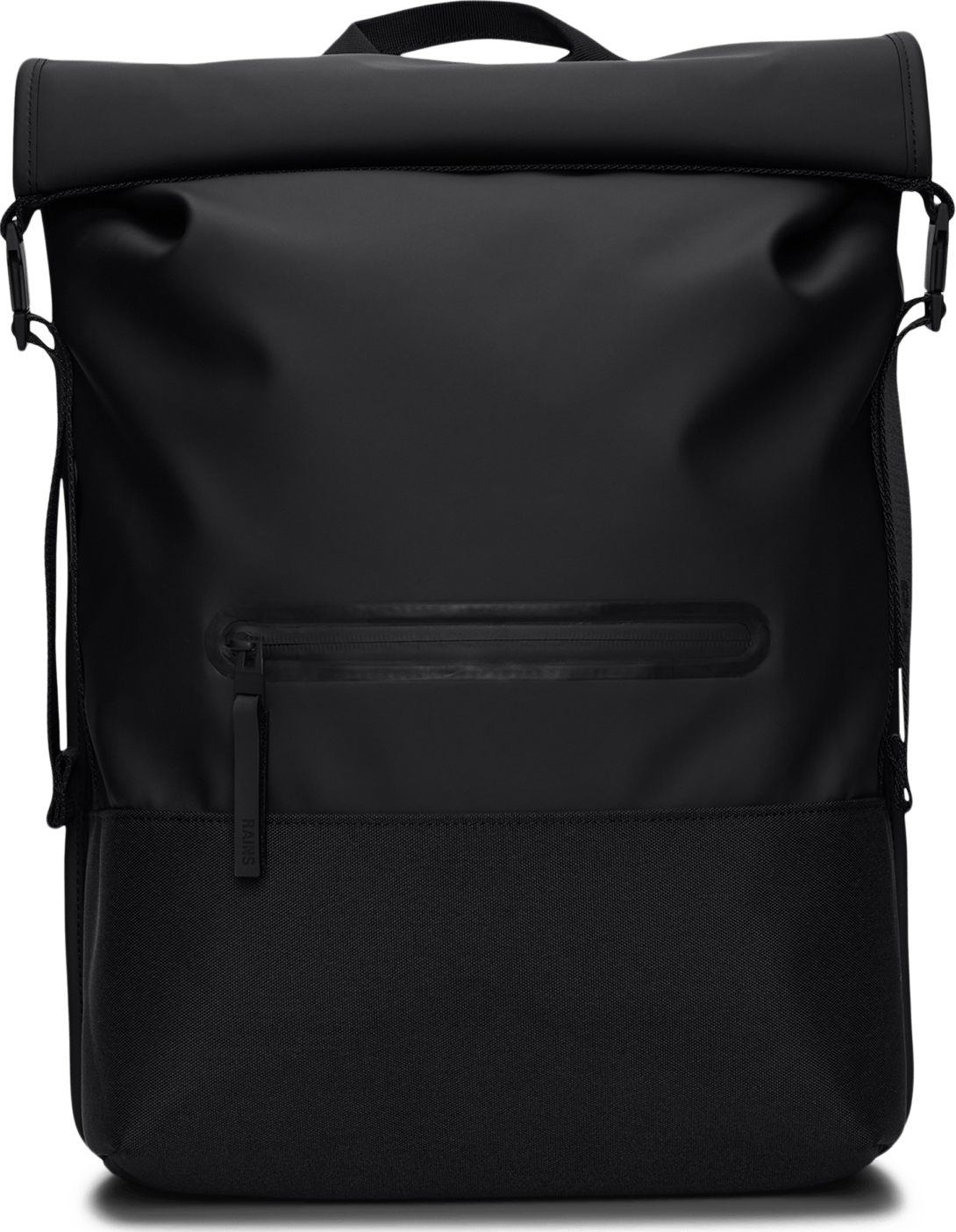 Rains Trail Rolltop Backpack Black