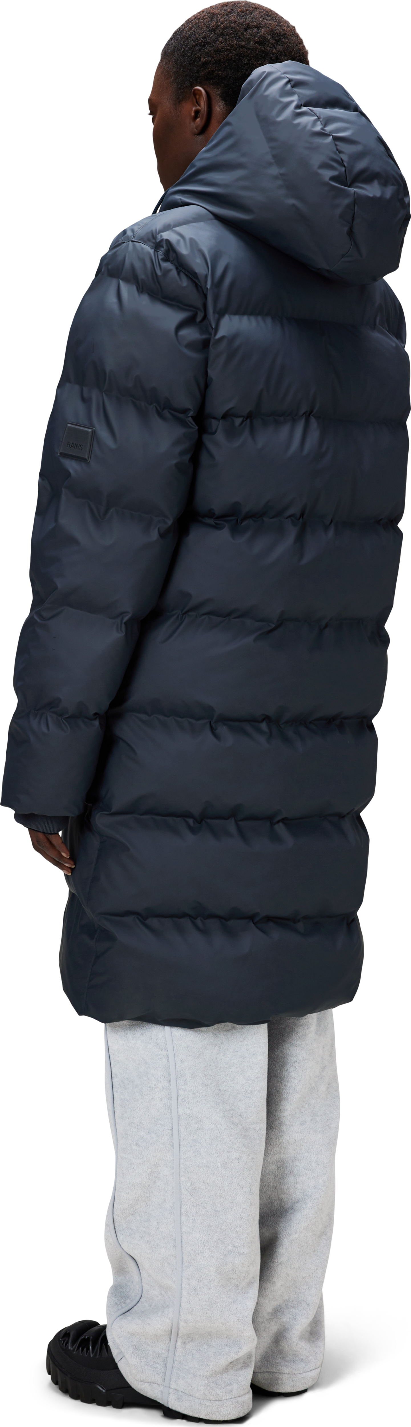 Rains Unisex Alta Long Puffer Jacket Navy Buy Rains Unisex Alta Long Puffer Jacket Navy here Outnorth