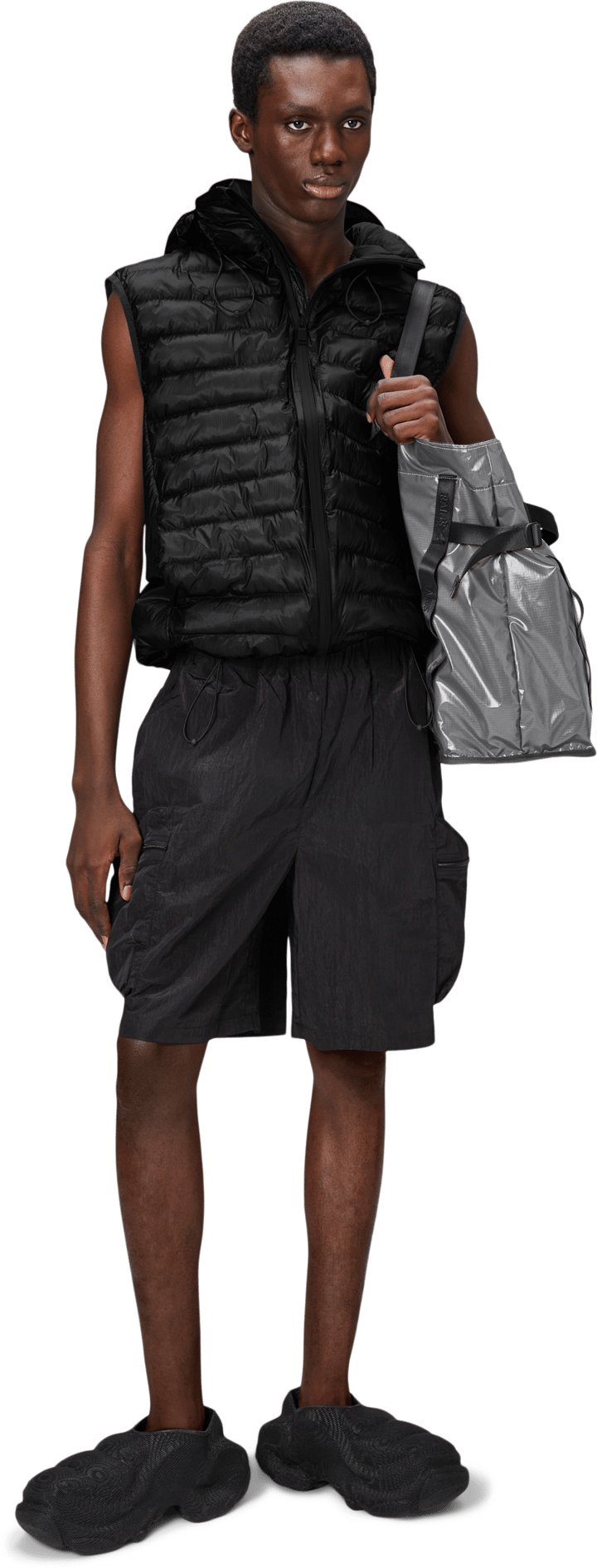 Rains Unisex Kaunas Vest W1T1 Black Rains