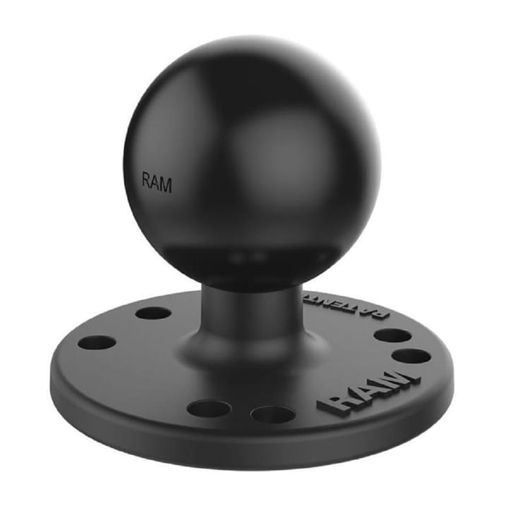 RAM Mounts Ram Round Plate With Ball - C Size Rund Kulebase Med Kule I Størrelse C RAM Mounts