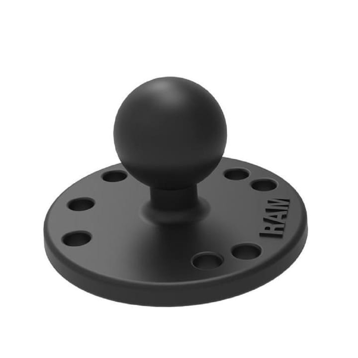 RAM Mounts Ram Round Plate With Ball B Size Kulebase I Størrelse B RAM Mounts