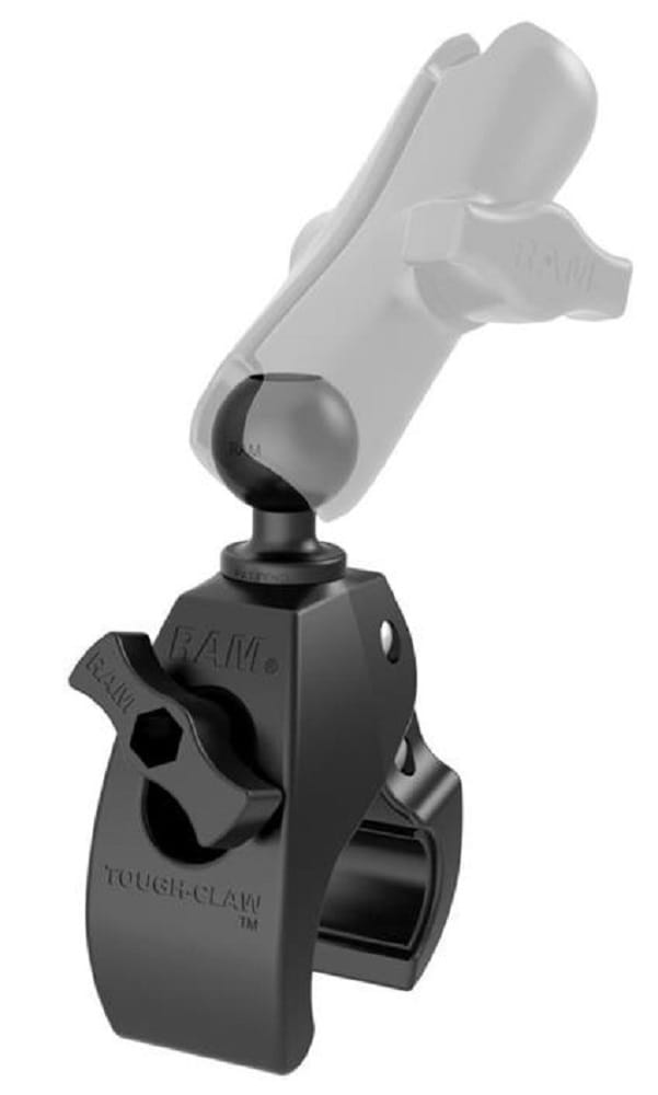 RAM Mounts Ram Tough-Claw Small Clamp Base W/Ball Ram Small Klypefeste Til Rør Med B-Kule RAM Mounts