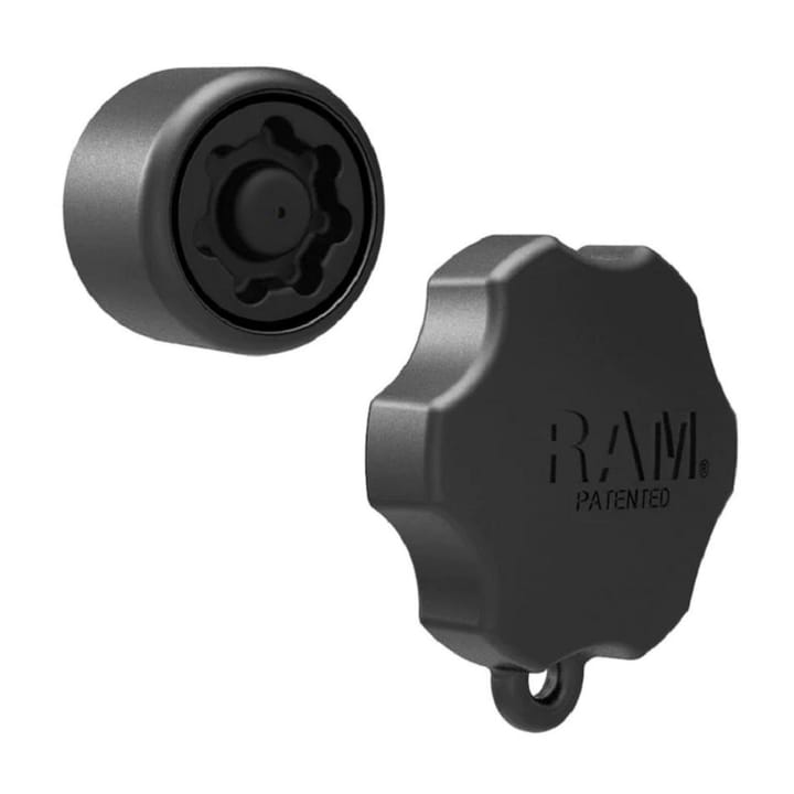 RAM Mounts Ram Pin-Lock Security Knob For C Socket Strammer Med Nøkkel Til Kulestørrelse C RAM Mounts