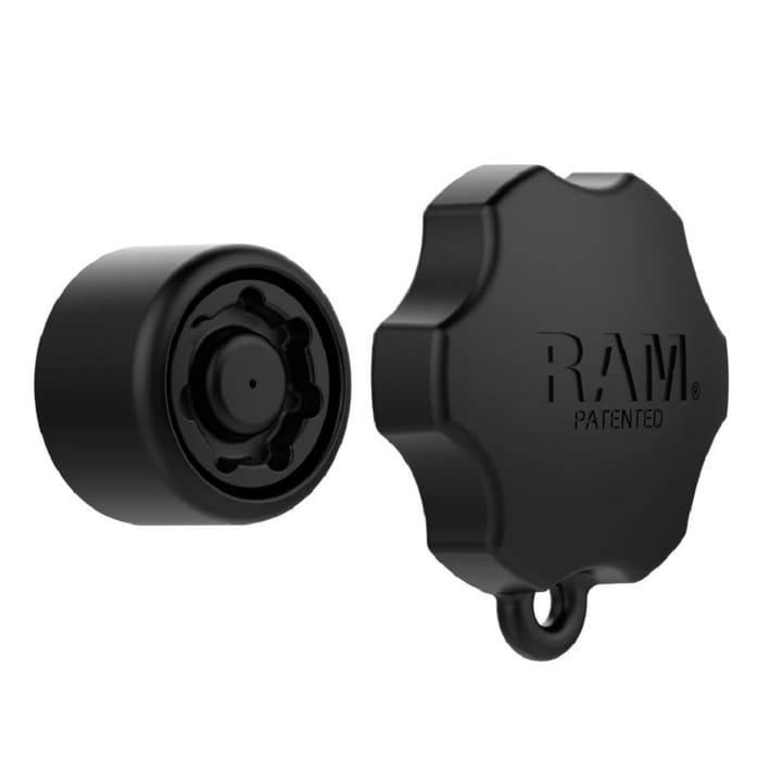 RAM Mounts Ram Pin-Lock Security Knob For C Socket Strammer Med Nøkkel Til Kulestørrelse C RAM Mounts