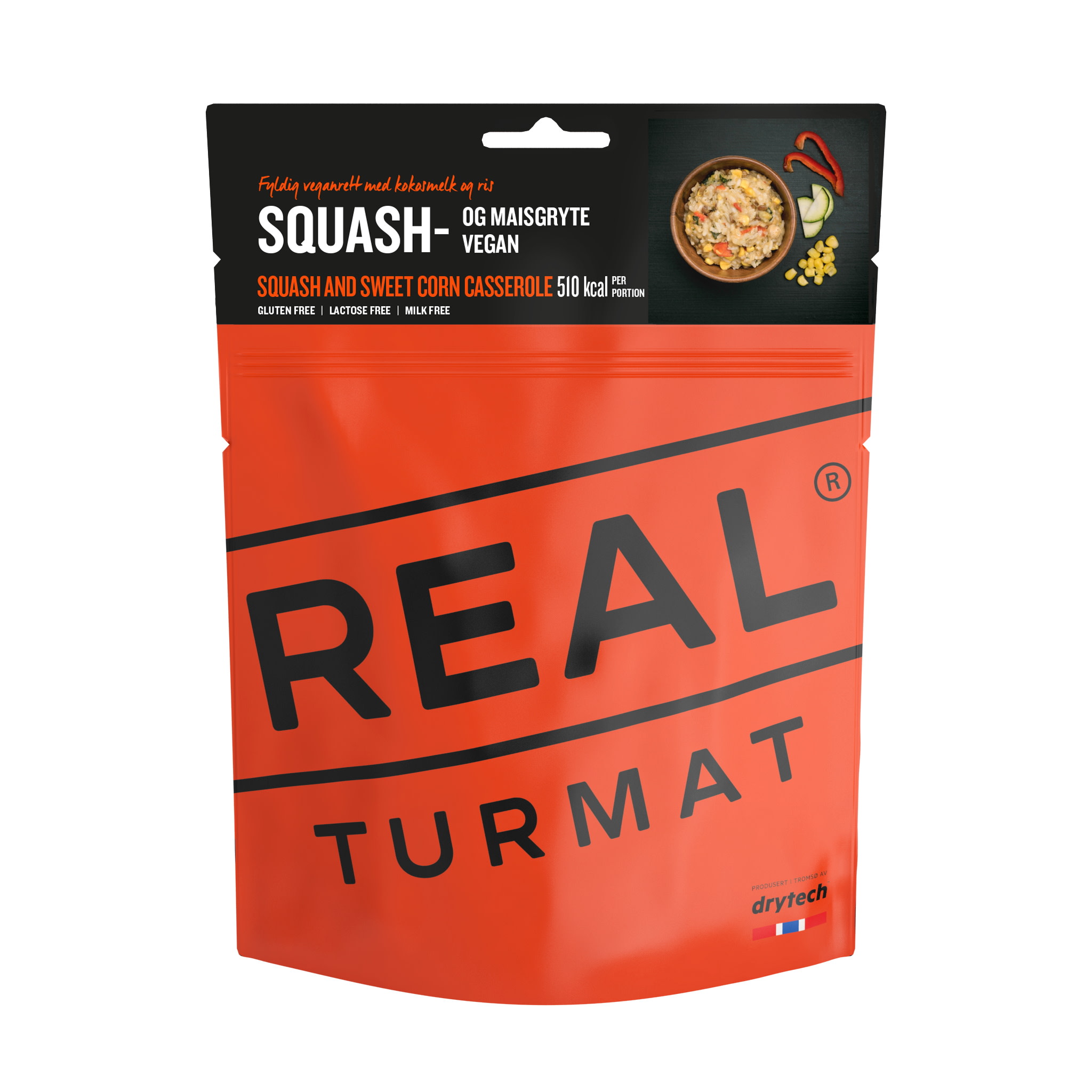 Real Turmat Squash And Corncasserole Orange