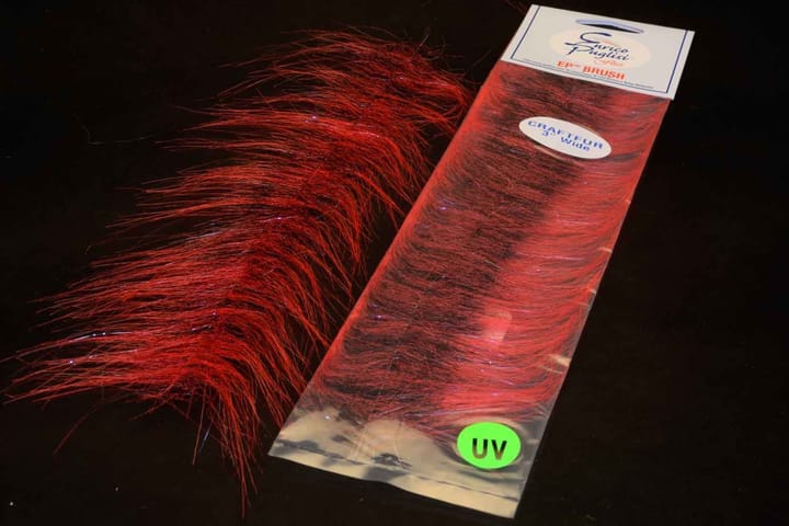 Enrico Pulgisi Ep Craft Fur Brush Red/black Enrico Pulgisi