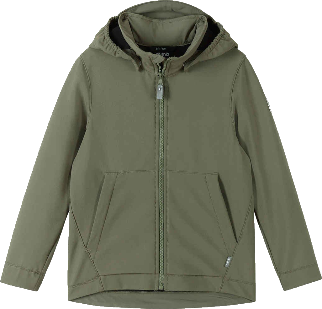 Reima Kids’ Koivula Softshell Jacket Greyish Green