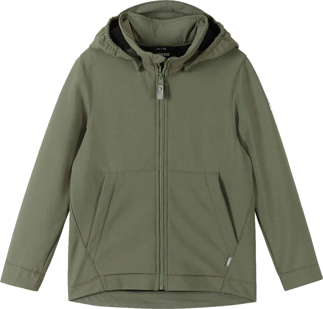 Reima Kids' Koivula Softshell Jacket Greyish Green