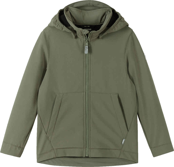 Reima Kids' Koivula Softshell Jacket Greyish Green Reima