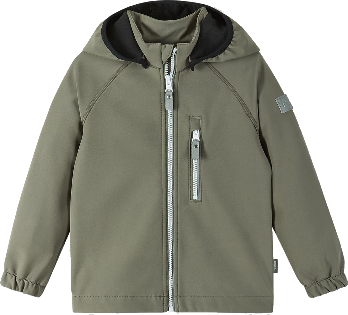 Reima Kids’ Softshell Jacket Vantti Greyish Green