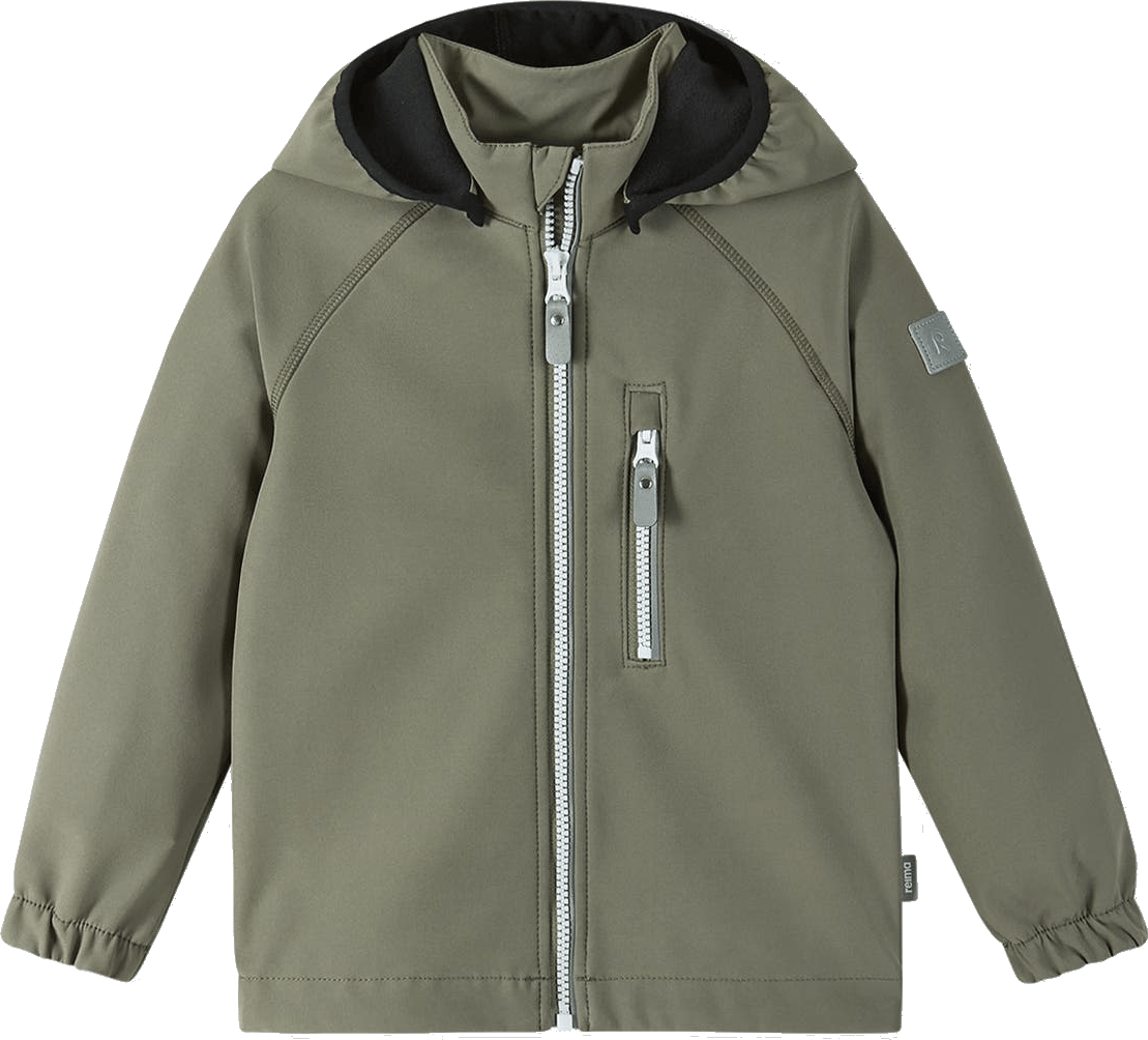 Reima Kids' Softshell Jacket Vantti Greyish Green