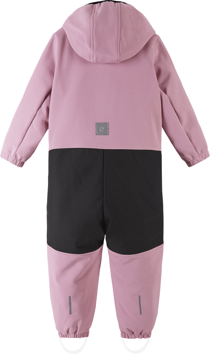 Reima Kids' Softshell Overall Nurmes Grey Pink Reima