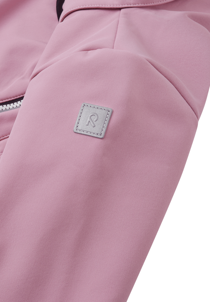 Reima Kids' Softshell Overall Nurmes Grey Pink Reima