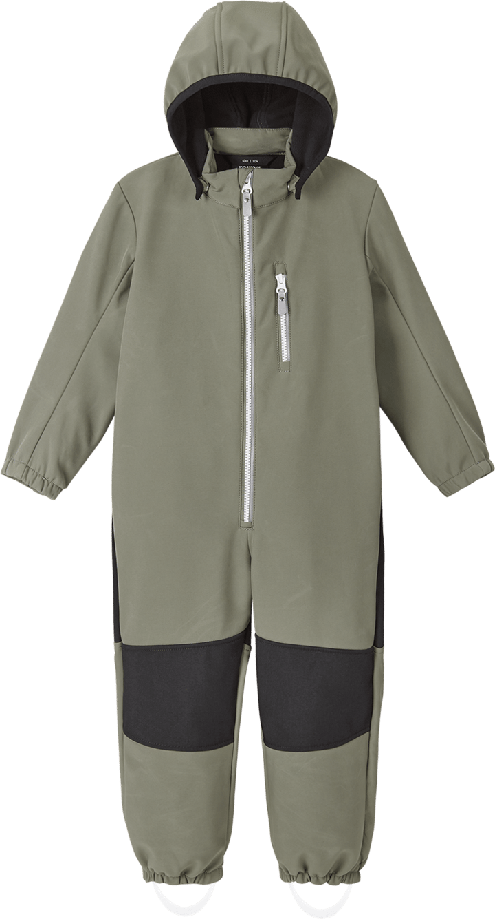 Reima Kids' Softshell Overall Nurmes Greyish Green Reima