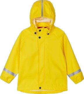 Reima Kids’ Raincoat Lampi Yellow