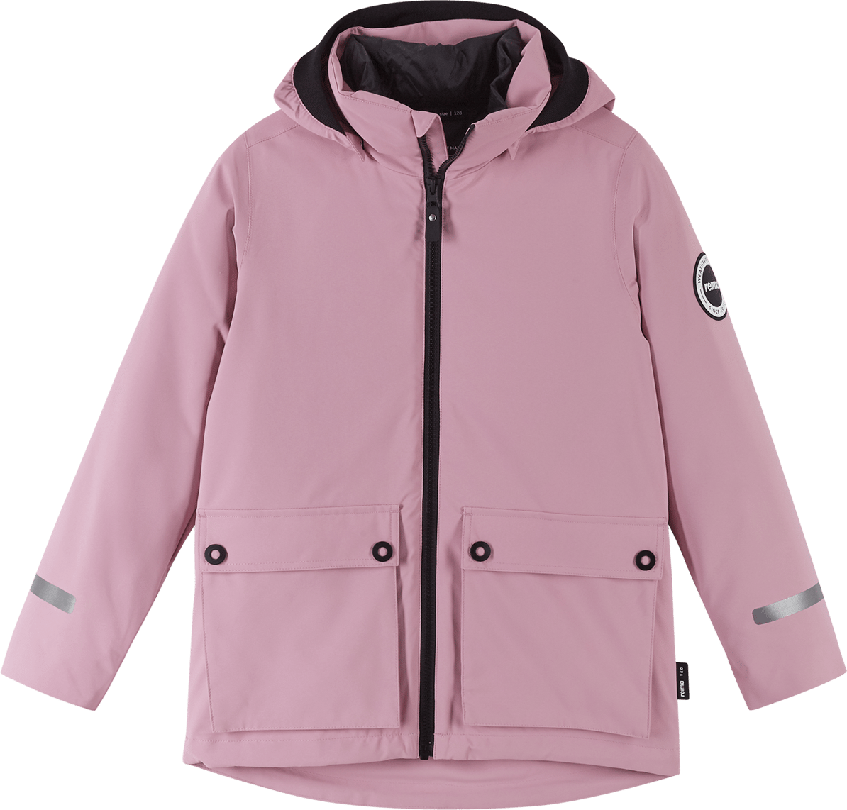 Reima Kids' Syddi Reimatec Jacket Grey Pink