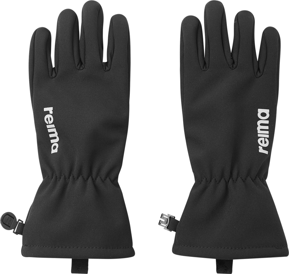 Reima Kids' Tehden Softshell Gloves Black