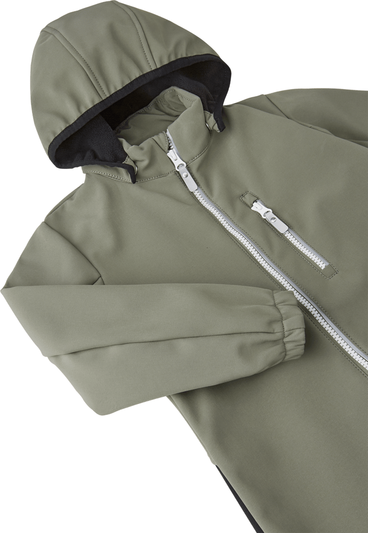 Reima Kids' Softshell Overall Nurmes Greyish Green Reima