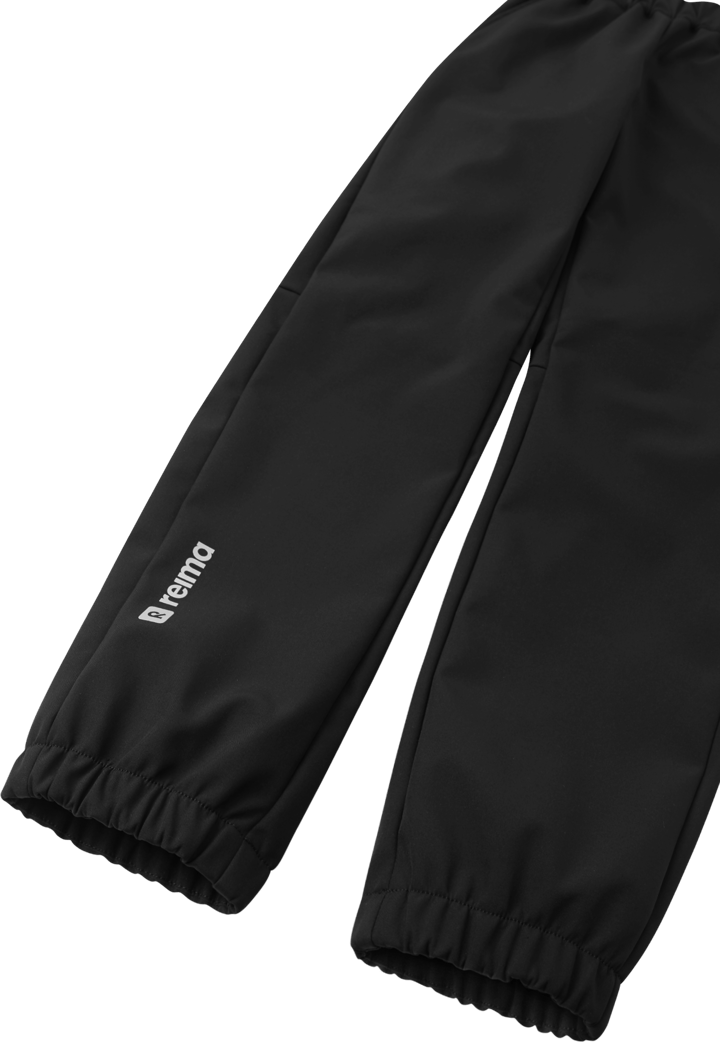 Reima Kids' Helppo Softshell Pants Black Reima