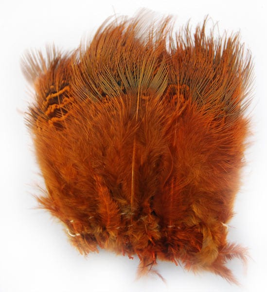 Wapsi Ringneck Rump Hackle Orange Wapsi