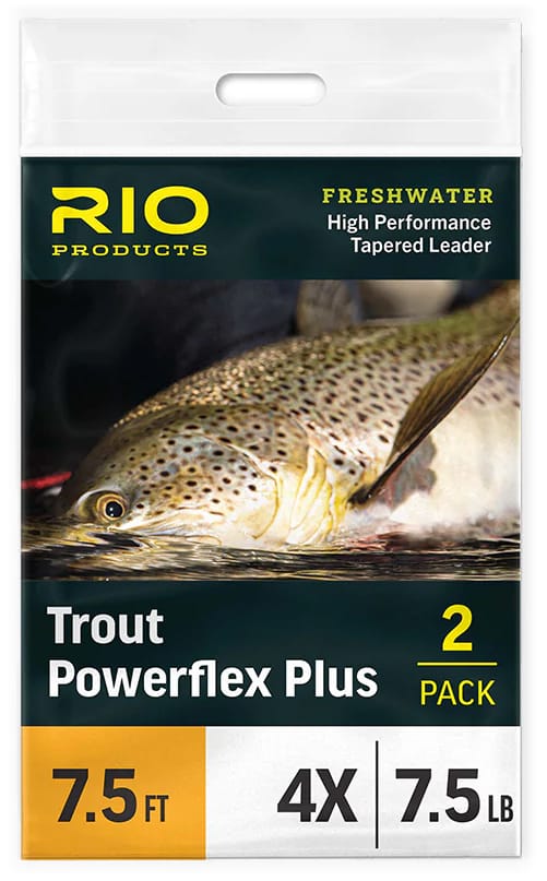 Rio Powerflex Plus Leader 12' - 2pk Rio