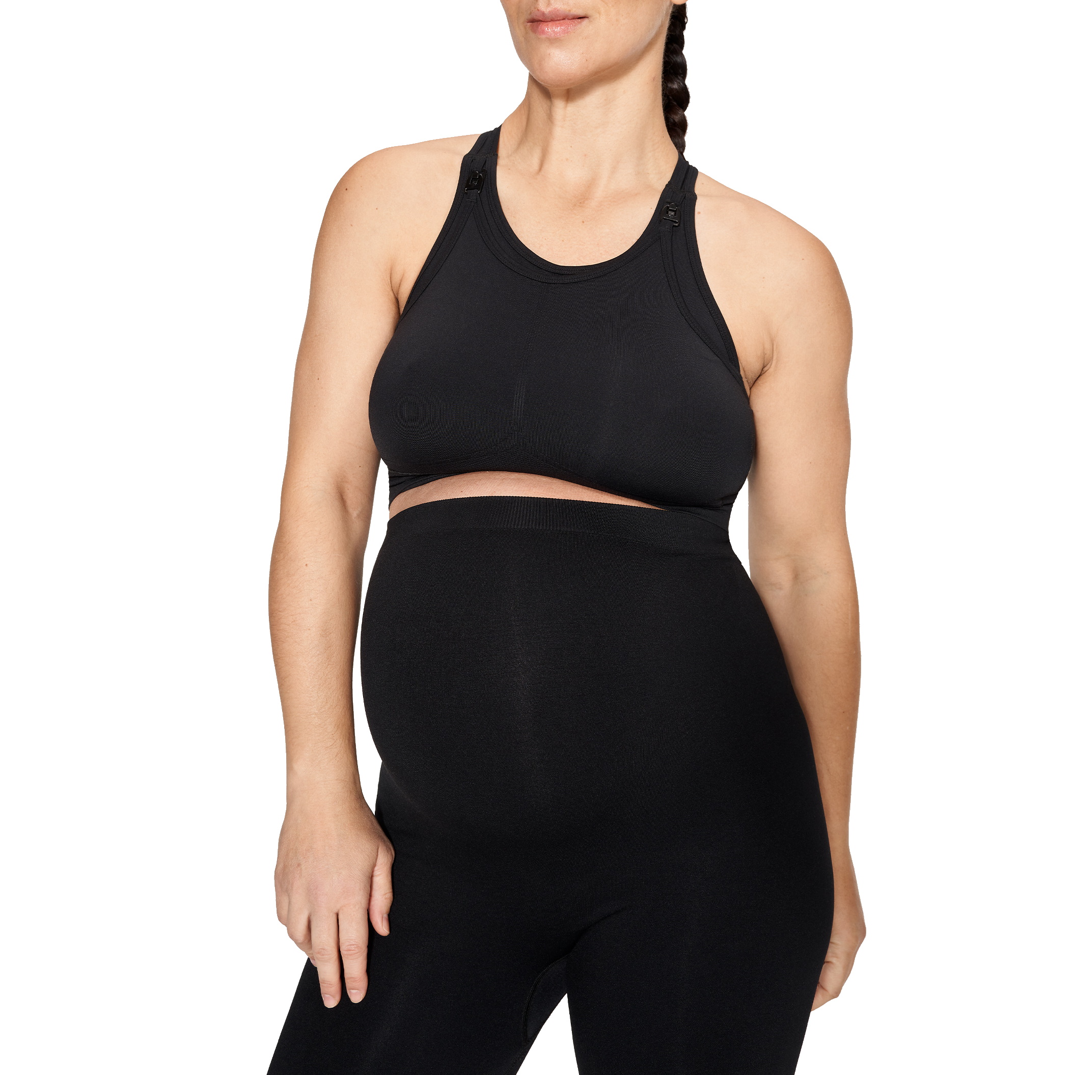 Maternity Soft Sportsbra, Black  Rohnisch Womens Sports bras