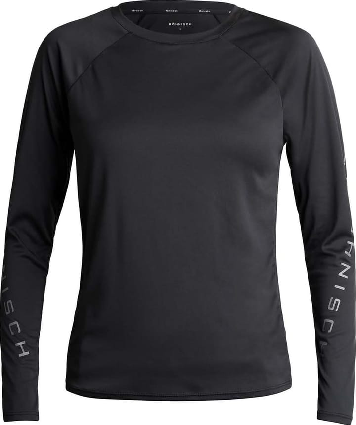 Röhnisch Women's Active Logo Long Sleeve Black Röhnisch